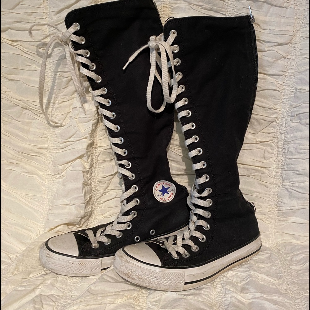 All Star CONVERSE Chuck Taylor Black Knee Sneakers